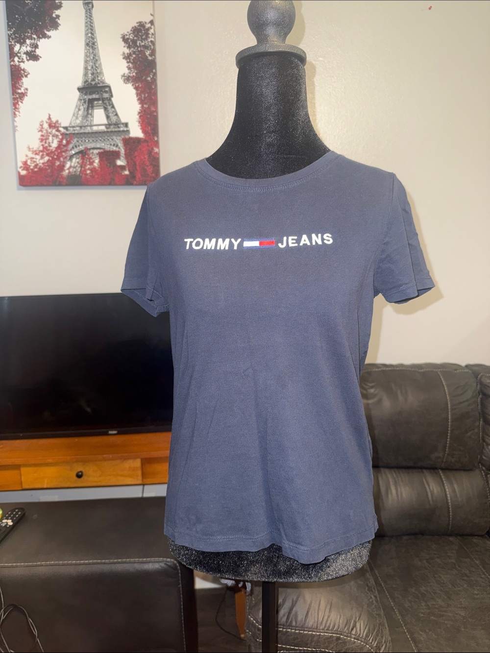 Tommy jeans Navy Short Sleeve Logo Tee
